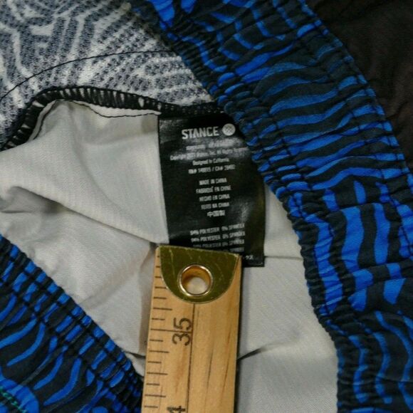 Stance Complex Hybrid Shorts Mens Medium Brown Tie-dye Performance - Picture 9 of 16